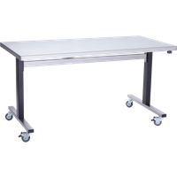 Parry ADJTAB - Stainless Steel Height Adjustable Table 1000 x 750 x 780 to 1280