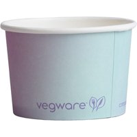 Vegware Single Scoop Ice Cream Pot Tutti Frutti 4oz (1000 pack)