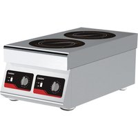 Chefs Range GXIH2-5 80 LINE Counter top 2 Ring Induction hob - 2 x 5kw power