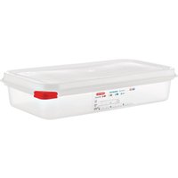 Araven Polypropylene 1/3 Gastronorm Food Containers 2.5Ltr (Pack of 4)
