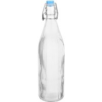 Olympia Ridged Swing Top Water Bottles 1Ltr (6 Pack)