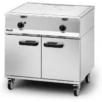 Lincat Opus 800 Propane Gas Free-standing Solid Top Oven Range - W 900 mm - 19.0 kW