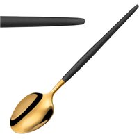 Amefa Soprano Dessert Spoons Black & Gold (12 Pack)