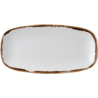 Dudson Harvest Oblong Chefs Plates Natural 298 x 153mm (12 Pack)