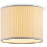 Corduroy Plafondlamp - Cilinder - Wit - Scandinavische stijl - ø22 x 17 cm - E27 Fitting - Geschikt voor Woonkamers en slaapkamers