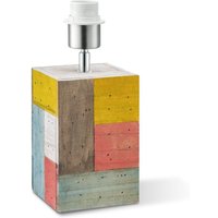 CUBO tafellampvoet - multicolor, E27, 28 cm