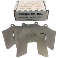 Accushim A-005 2"" x 2"" (A) Replacement Shim for Use with 1/4"" to 5/8"" Hold Down Bolts - 0.005""