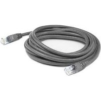 Addon 2ft Gray Cat 6 Pvc Ethernet Cable Snagless Bubble Boot Rj-45 M/M(1/Ea)