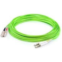 Addon 15m Sc To Lc Lime Green Om5 Duplex Ofnr (Riser-Rated) Fiber Patch Cable(1/Ea)
