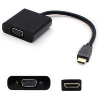 Addon 20.00cm (8.00in) Hdmi Male To Vga Female Black Active Adapter Cable(1/Ea)