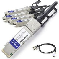 Addon Msa And Taa Compliant 40gbase-Cu Qsfp+ To 4xsfp+ Direct Attach Cable (Pass(1/Ea)