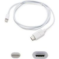 Addon 1.0m (3.3ft) Usb 3.1 Type (C) Male To Lightning Male White Cable(1/Ea)