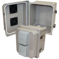 Altelix NF100808V NF Series 10x8x8 Fiberglass Vented Weatherproof NEMA Enclosure