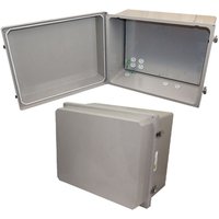 Altelix NF162012HA1 NF Series 16x20x12 Fiberglass Weatherproof Heated NEMA Enclosure with 200W Heater & 120 VAC Outlets