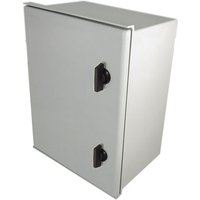 Altelix NFC161208A1 NFC Series 16x12x8 NEMA 3X Fiberglass Weatherproof Enclosure with Equipment Mounting Plate & 120 VAC Outlets
