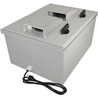 Altelix NFC161208VFA1C NFC Series 16x12x8 Vented Fiberglass Weatherproof NEMA Enclosure with Cooling Fan and 120 VAC Outlets & Power Cord