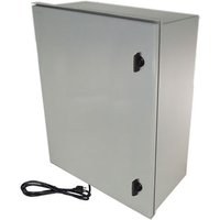Altelix NFC242009A1C NFC Series 24x20x9 NEMA 3X Fiberglass Weatherproof Enclosure with Equipment Mounting Plate 120 VAC Outlets & Power Cord