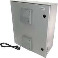 Altelix NFC242009VFA1C NFC Series 24x20x9 Vented Fiberglass Weatherproof NEMA Enclosure with Dual Cooling Fans 120 VAC Outlets & Power Cord