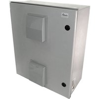 Altelix NFC242009VP NFC Series 24x20x9 Vented Fiberglass Weatherproof NEMA Enclosure with Blank Steel Equipment Mounting Plate