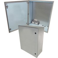 Altelix NFC322412HA1-Z NFC Series 32x24x12 Insulated NEMA 4X Fiberglass Heated Weatherproof Enclosure with Equipment Mounting Plate 400W Heater