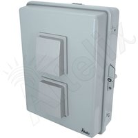 Altelix NP17GYVFA1C-NTG1 NP Series Weatherproof Enclosure for Netgear Nighthawk R6700AX and RAX10 WiFi Routers with Cooling Fan 120VAC Outlets