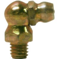 American Lube M6-090-10 Grease Fitting Metric 6 x 1 Taper 90 Degree .71"" Long, Pack of 10