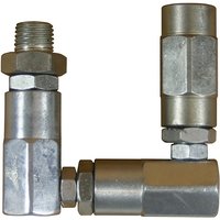 American Lube TIM-111-1 Swivel Grease Fitting, Z-Swivel 1/4""(M) x 1/4""(F)