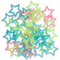 AmScope ACC-STAR-40PK AmScope 1.85"" Hollow Glow in the Dark Stars 40PC w/ Double-Sided Adhesive Foam Tape