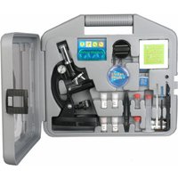 AmScope M30-ABS-KT51 IQCrew Kids Children Biological Compound Microscope Kit 120X-240X-300X-480X-600X-1200X Magnification w/ Metal Arm Kids