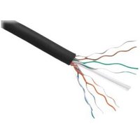 Bulk Cable - 1000feet Length - Black - Pvc - Not Include - 23 Awg American Wire(1/Ea)