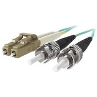 Belkin Fiber Optic cable Duplex Multimode 50/125 Fiber Patch Cable (LC/ST), 10M (33-ft.), Aqua
