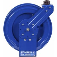 Spring Return Hose Reel, 1/2 in Hose Diameter, 25 ft Length, 300 psi Max. Pressure, Brass