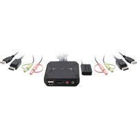 Easily Switch Between Your Two Displayport Computers And Control Them With One M(1/Ea)
