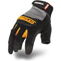 ironClad General Purpose Gloves: ironClad FRAMER, Size Large, Leather, Textured Grip - Black & Gray, Pair | Part #FUG-04-L