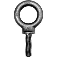 Eye Bolt With Shoulder, 1-1/4"-7, 3 in Shank, 2-3/16 in ID, Steel, Plain