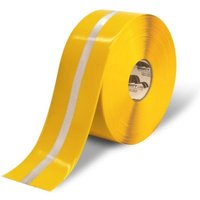 Industrial Safety Floor Marking Tape PVC Yellow, 4" W x 75 ft. L
