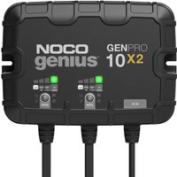 NOCO GENPRO10X2 Genius 2-Bank, 20A (10A/Bank) Smart Marine Battery Charger, 12V Waterproof Onboard Boat Charger, Battery Maintainer and Desulfator for AGM, Lithium (LiFePO4) and Deep-Cycle Batteries
