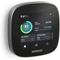 RENOGY RSHGWSN-W02W-G3-US ONE CORE 4IN ENERGY MONITOR; Used For Off-Grid Energy Monitoring; 8 To 35 Volt DC Operating Voltage; 4 In LCD Display; Flush Mount; With Power Cable And 4 Mounting Screw