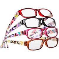 Easylife Fashion Reader Glasses 6.0X, Size Set of 4