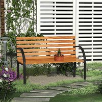 Easylife Garden Bench Wood/Steel W-Cover, Size 3 Seater