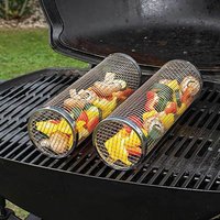 Enjoy 20% Discount on Easylife Rolling BBQ Grill Baskets Set of 2