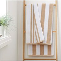 Reversible Stripe Jacquard Towels HAND