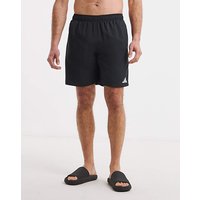 Essentials 8inch Swim Shorts Black White M32 35