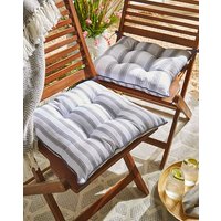 2 Stripe Outdoor Seat Cushions