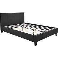 Hayden Faux Leather Bed Frame DOUBLE