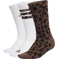 3 Pack Leopard Print Socks White Leopard 4 5 5 5