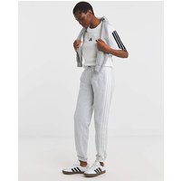 3 Stripe Cuffed Jogger Grey White