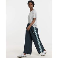 3 Stripe Wide Leg Jogger Navy Blue S8 10