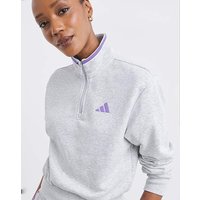 Colourblock 1 4 Zip Sweatshirt Marl L16 18