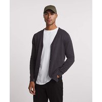 Charcoal Cotton Knitted Cardigan at Jacamo Charcoal Cotton Knitted Cardigan.